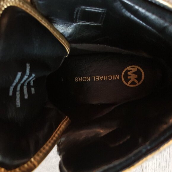 High top sneakers - black and leopard print - Michael Kors - Size 11 - Picture 5 of 10